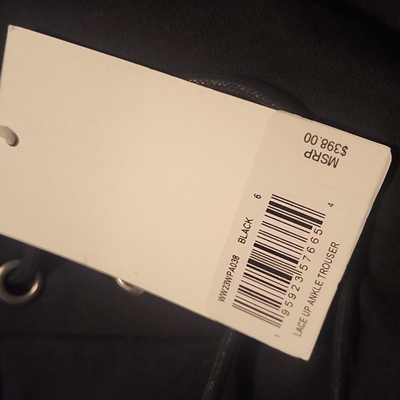 FRAME LACE UP ANKLE TROUSERS SIZE 6 - Picture 6 of 7